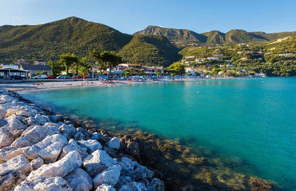 beach in Ipsos Corfu