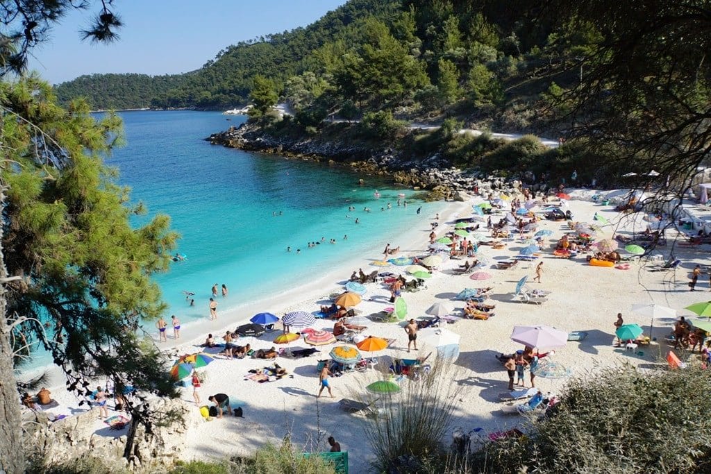 Marmara Beach (Saliara Beach - Marble Beach) in Thassos best beaches