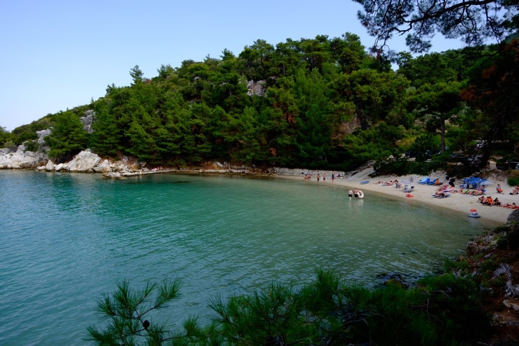 Glifoneri Beach - best beaches in Thassos