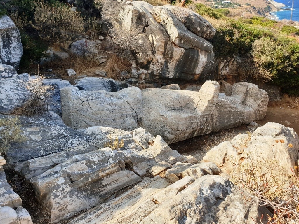 Kouros of Apollonas -Naxos island Greece