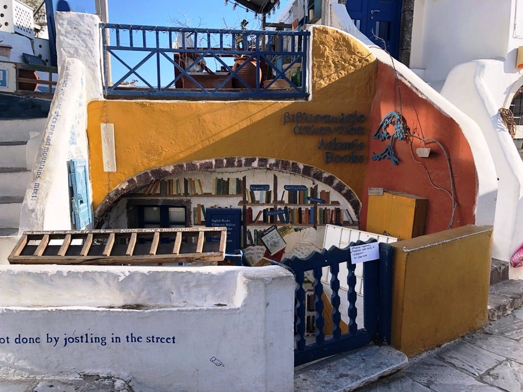 Atlantis Bookstore Oia Santorini