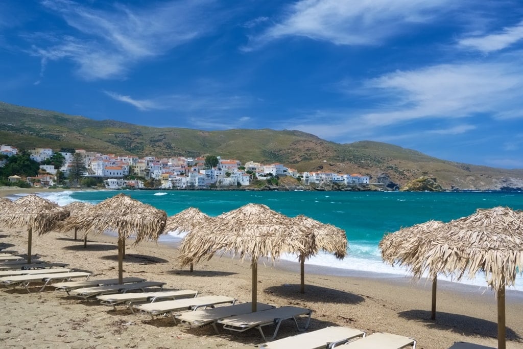 Paraporti Beach - Andros island beaches