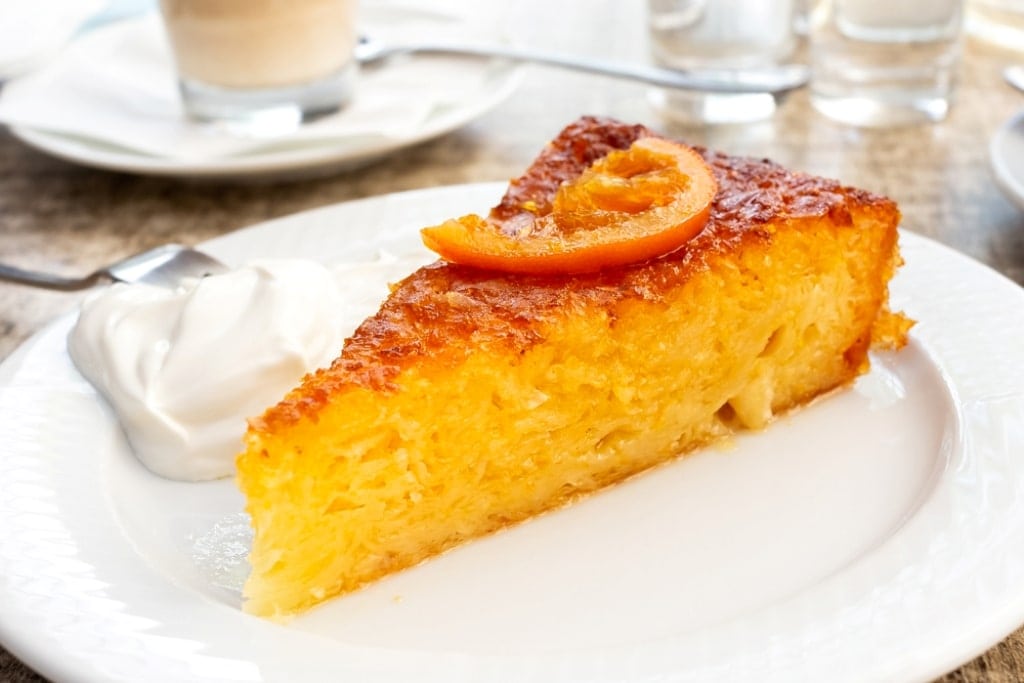 Portokalopita (Orange Pie) - popular desserts of Greece