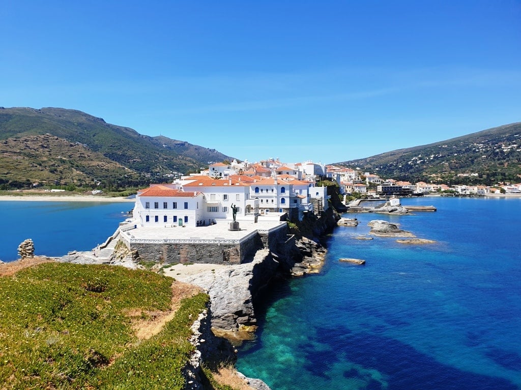 Chora Andros Island in Greece