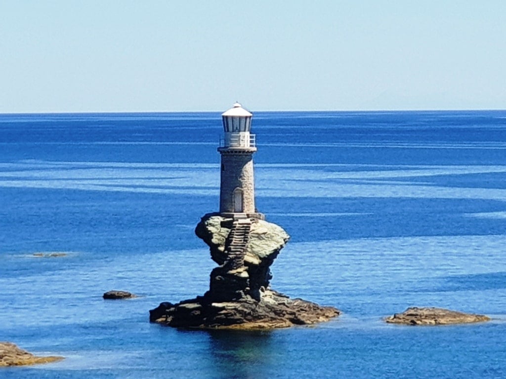 Lighthouse Andros Chora - Andros Island Greece