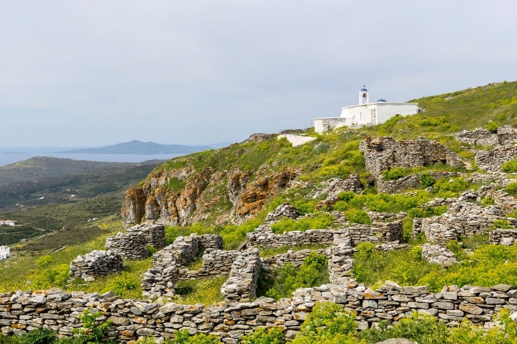 Castle of Faneromeni - Andros Island Greece