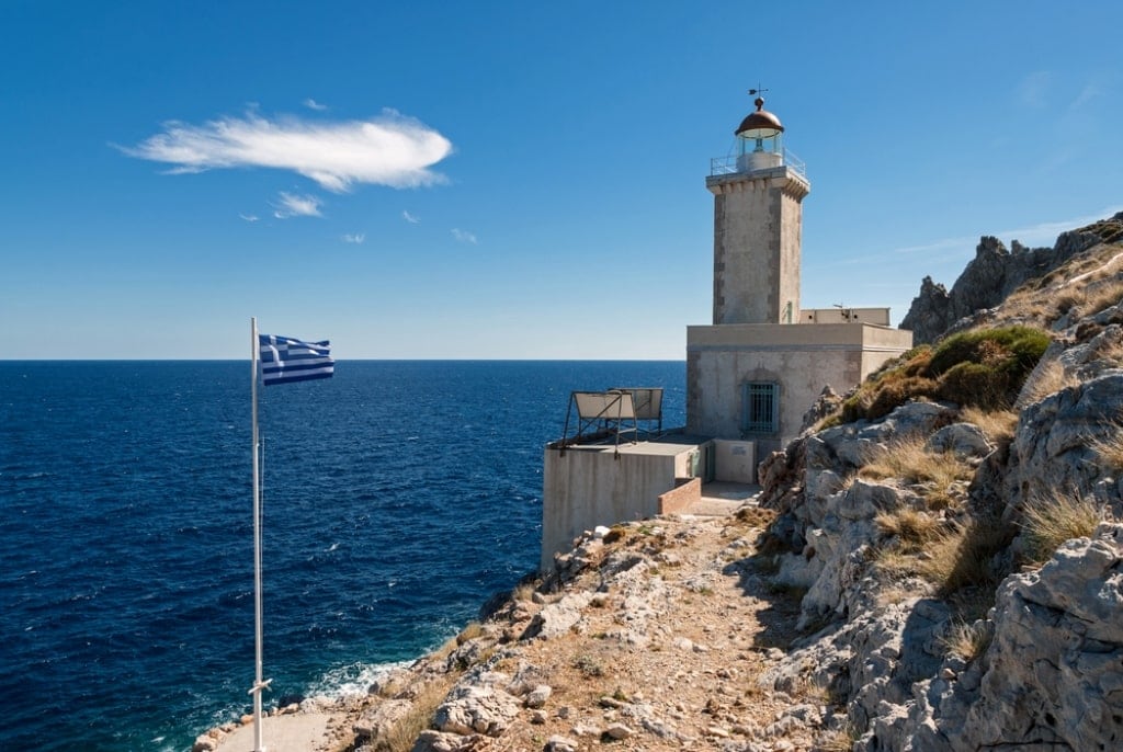 The lighthouse of Cavo Maleas, Peloponnese