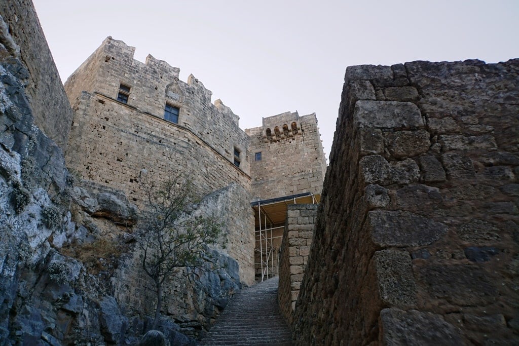 Acropolis of Lindos in Rhodes