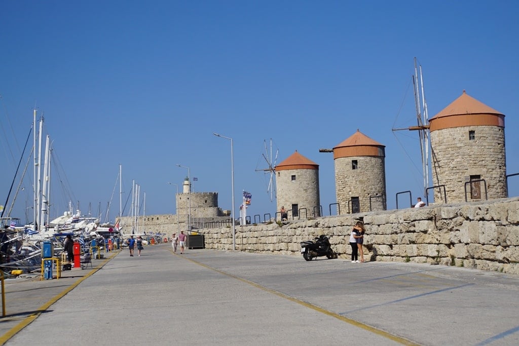 Mandraki harbor - things to do in Rhodes island Greece