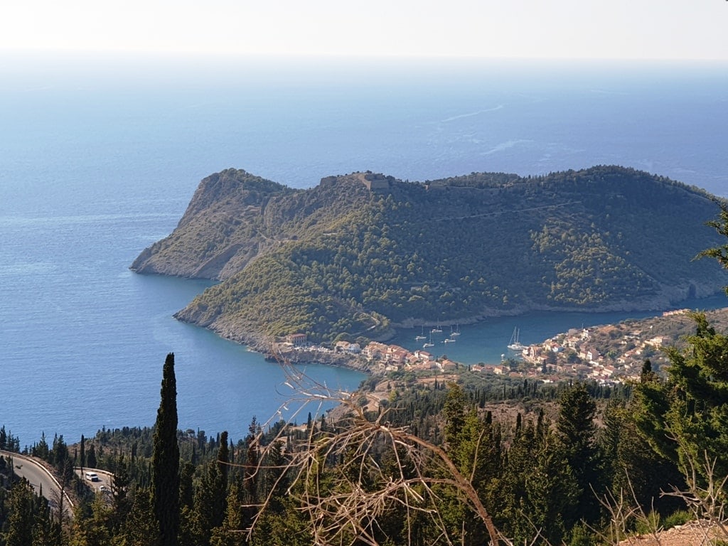 the road to Assos, Kefalonia