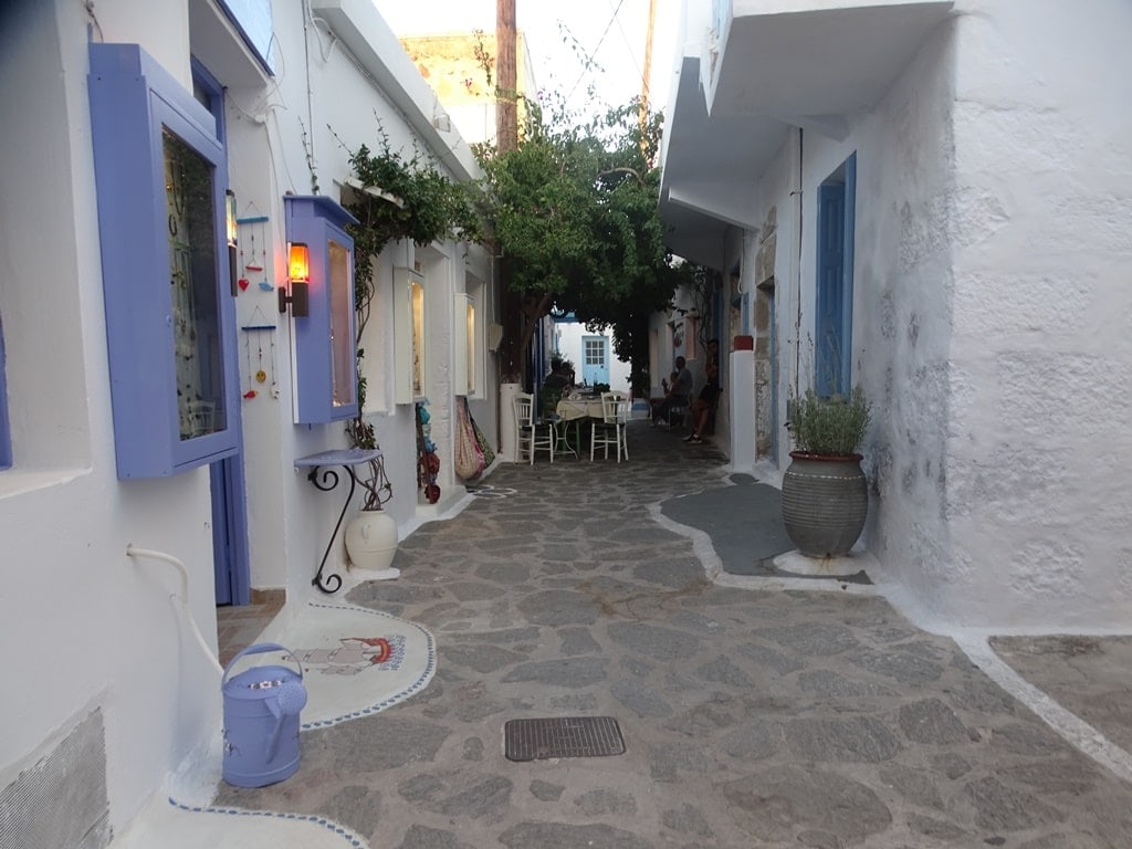 Plaka village in Milos. Greece