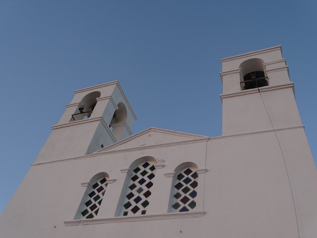 church in Plaka, Milos island