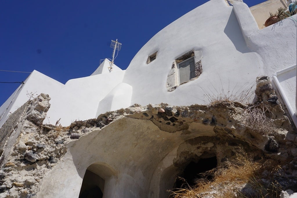 Emporio traditional village in Santorini