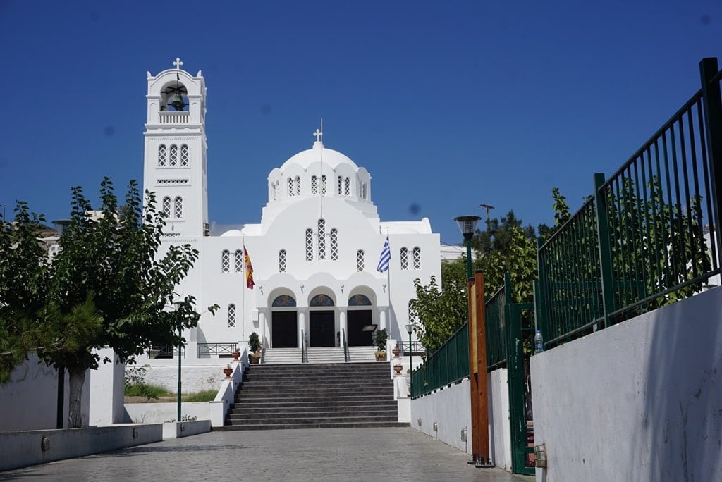 Church in Emporio Santorini island