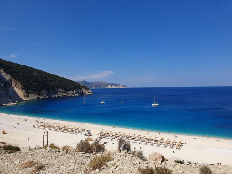 A Guide To Myrtos Beach In Kefalonia Unfolding Greece