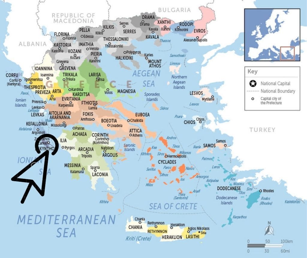 Where is Zante island?