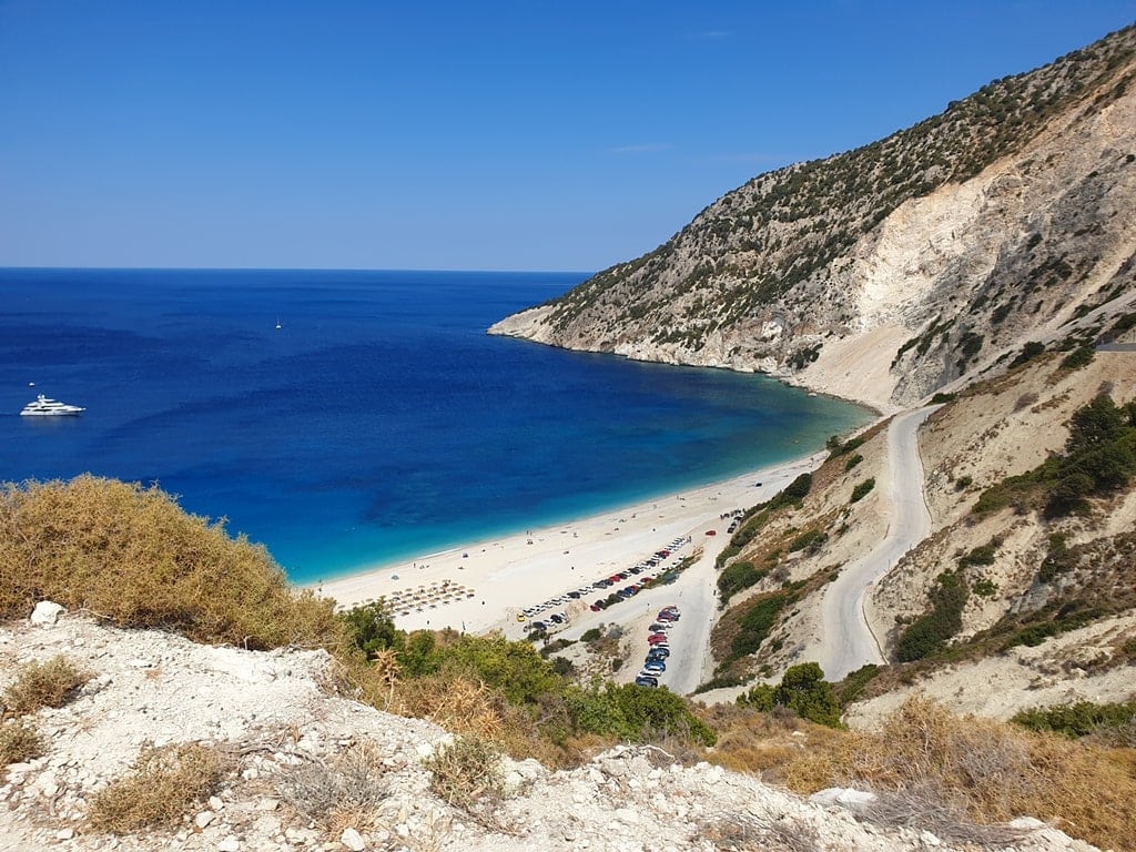 road to Myrtos Beach
