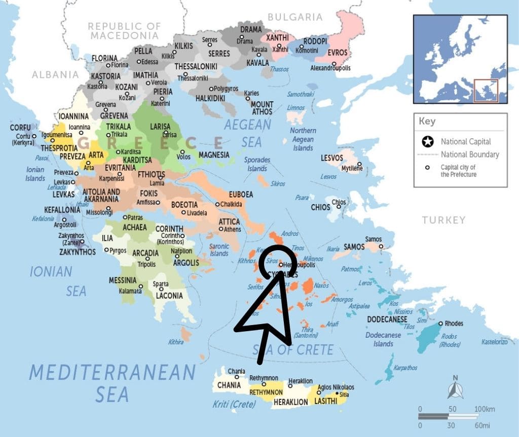 where is Syros island