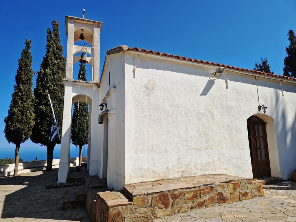 Monastery of Mounte (Evaggelismos) in Ikaria