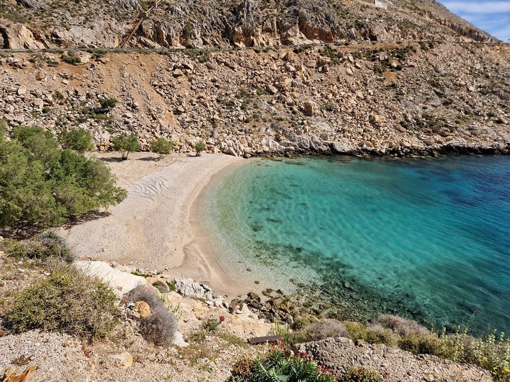 Glaroi Beach in Chios