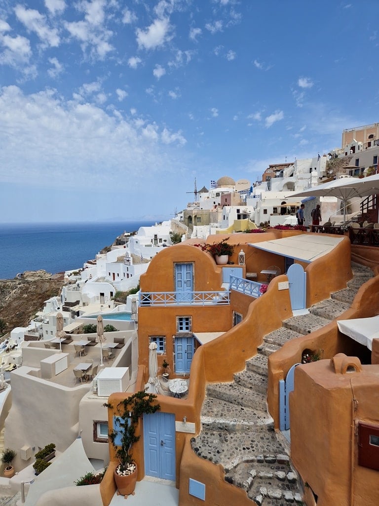 beautiful Oia in Santorini