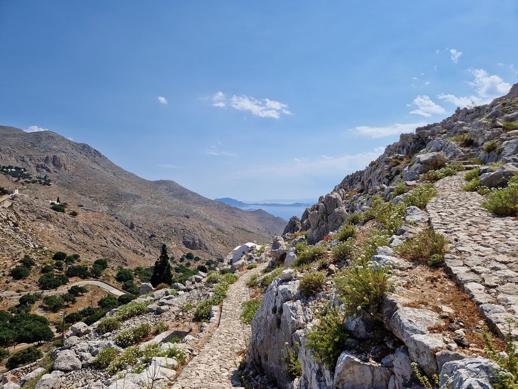 hiking in Halki island Greece