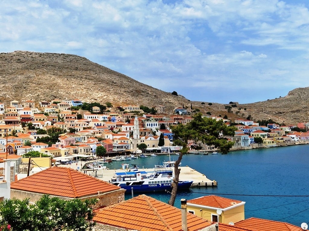 view of Halki island port