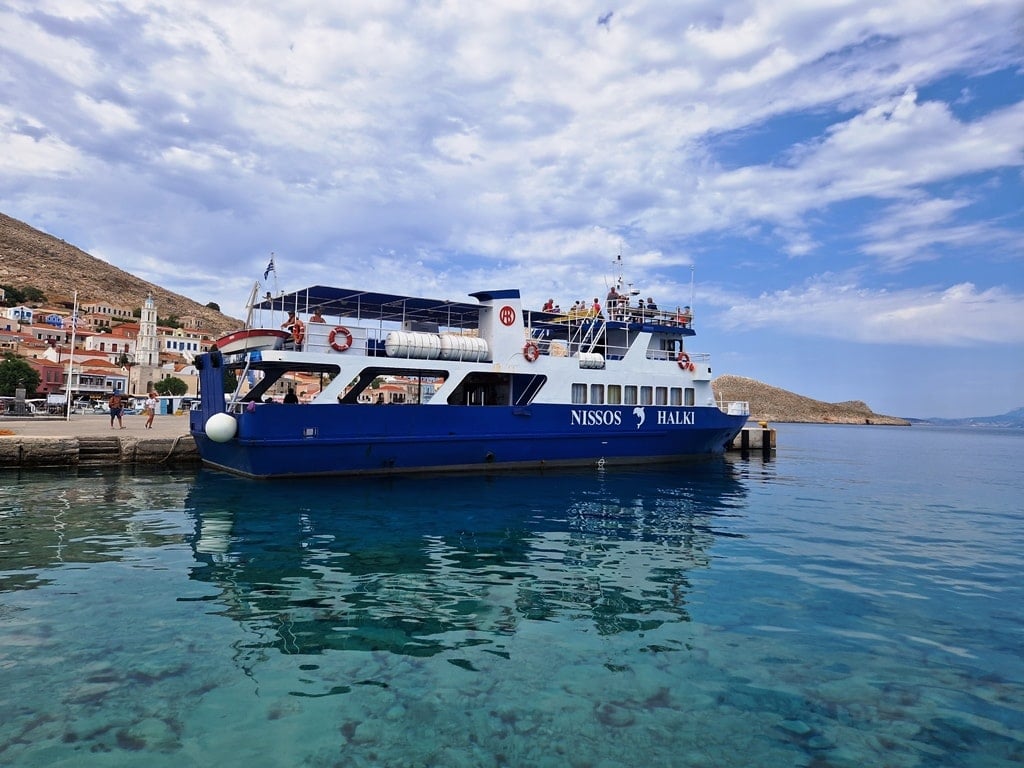 How to get to Halki island Greece