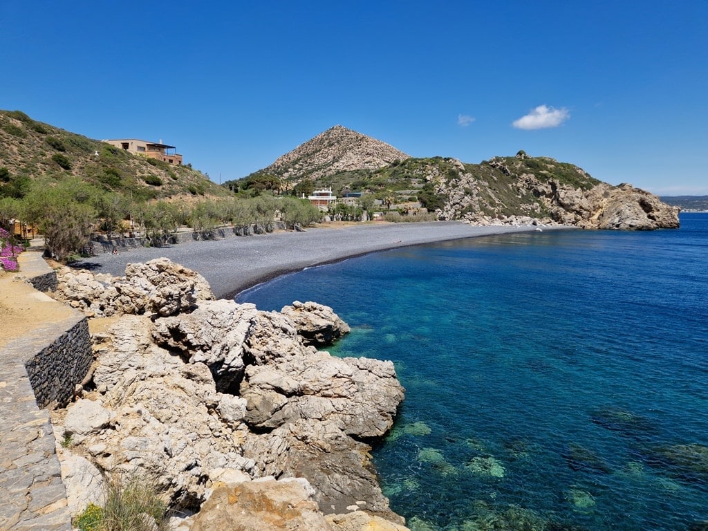 Mavra Volia Beach in Chios