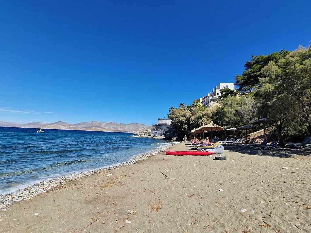 Masouri beach - Best beaches in Kalymnos