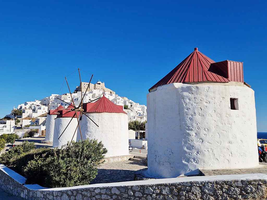 Windmills, castle - A Guide to Astypalea, Greece