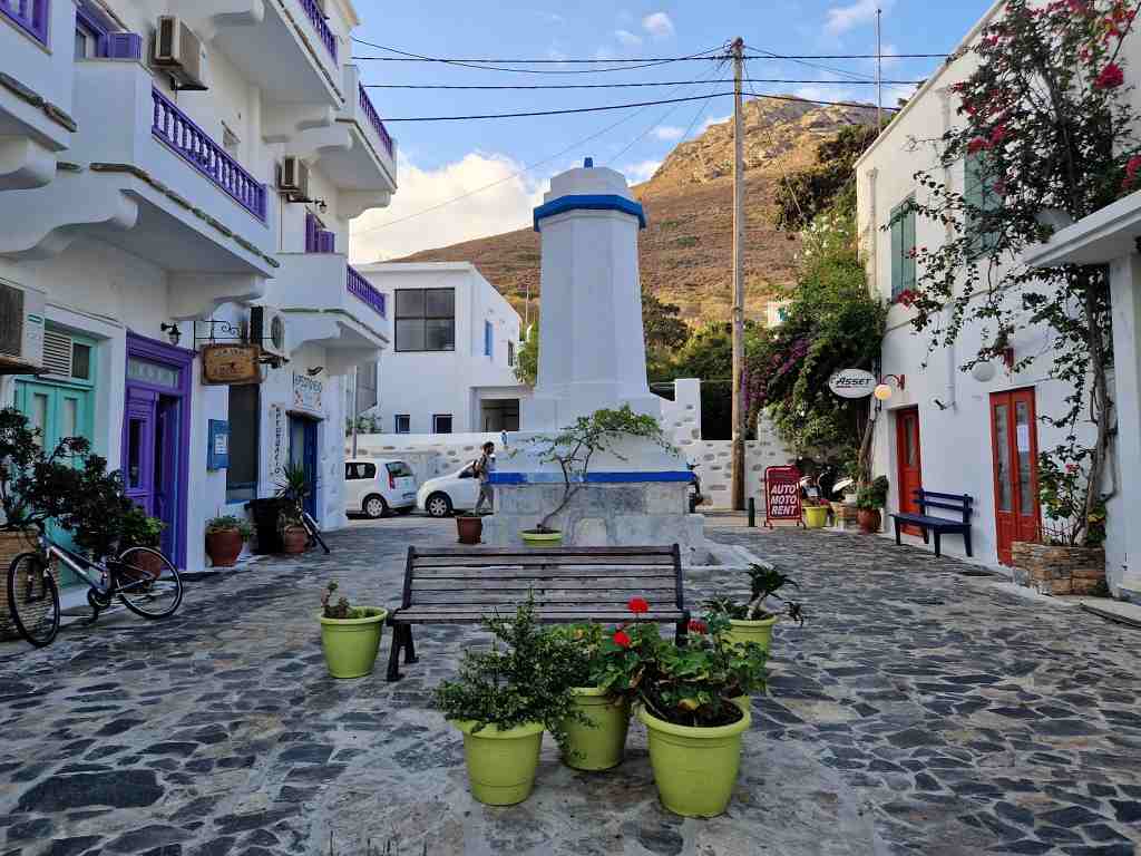 Alley of Katapola in Amorgos
