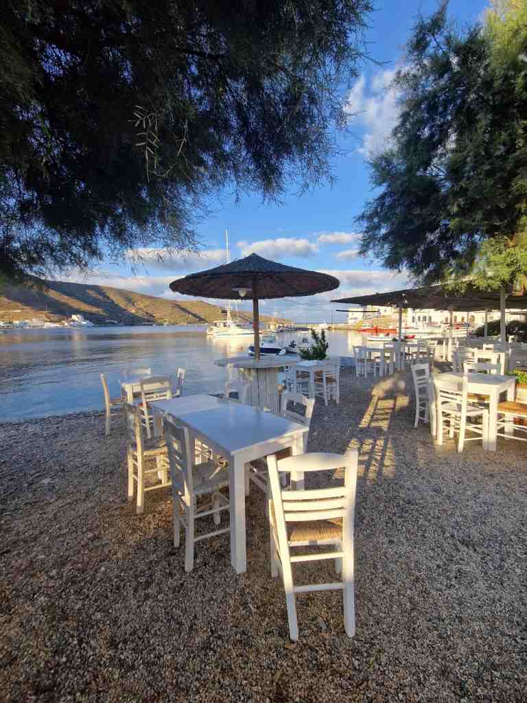 Cafe by the sea - Katapola, Amorgos