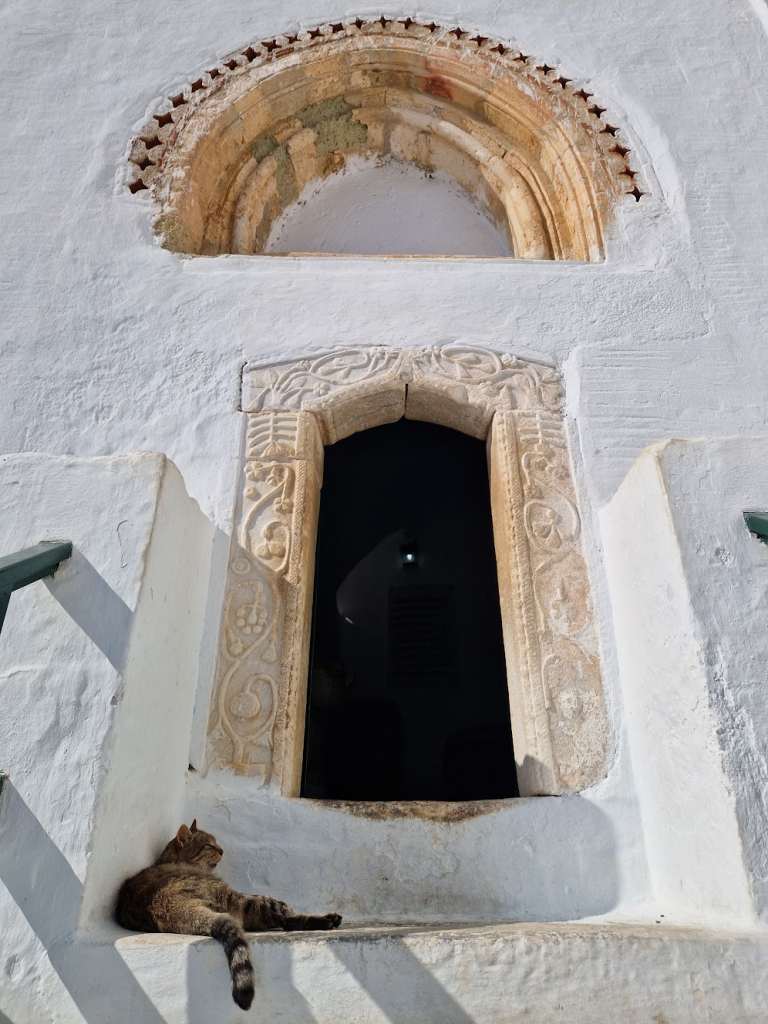 Door of Monastery - A Guide to Hozoviotissa Monastery, Amorgos