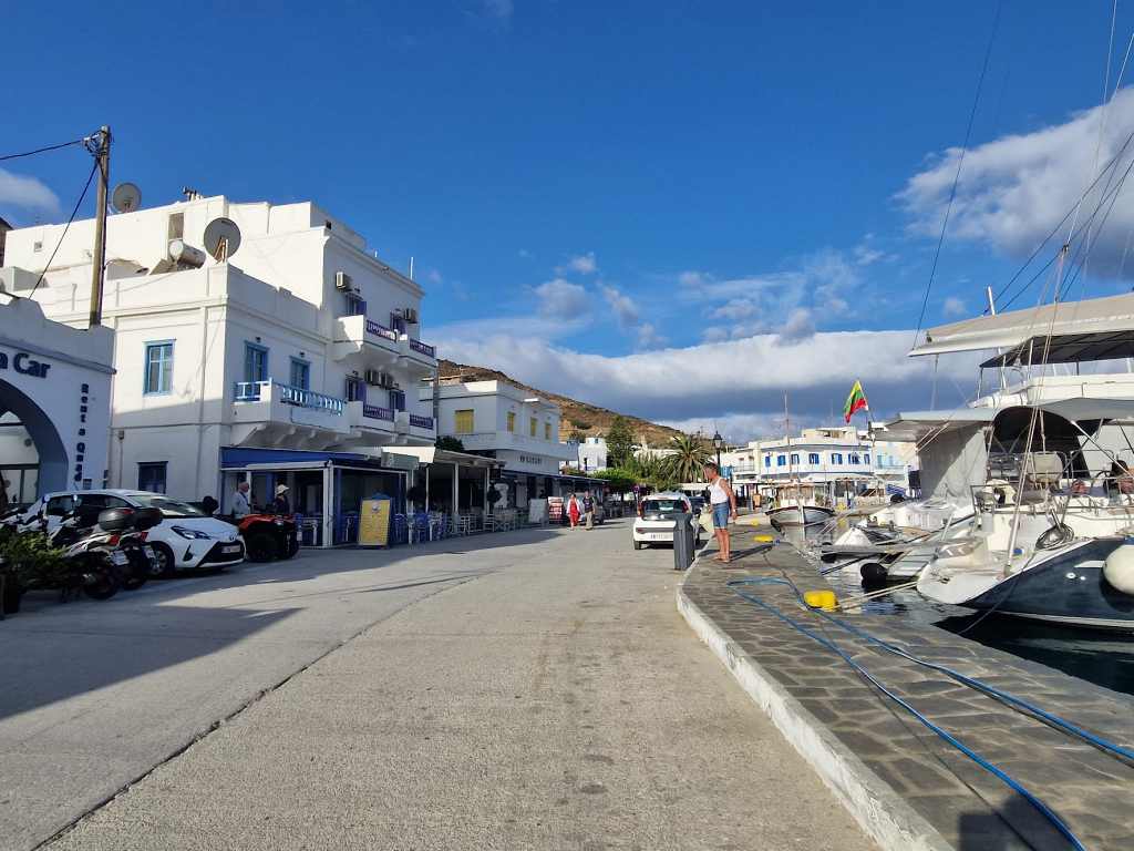 Street by the sea - Katapola, Amorgos