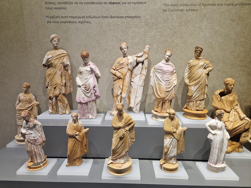 archaeological museum of Ancient Corinth exhibits