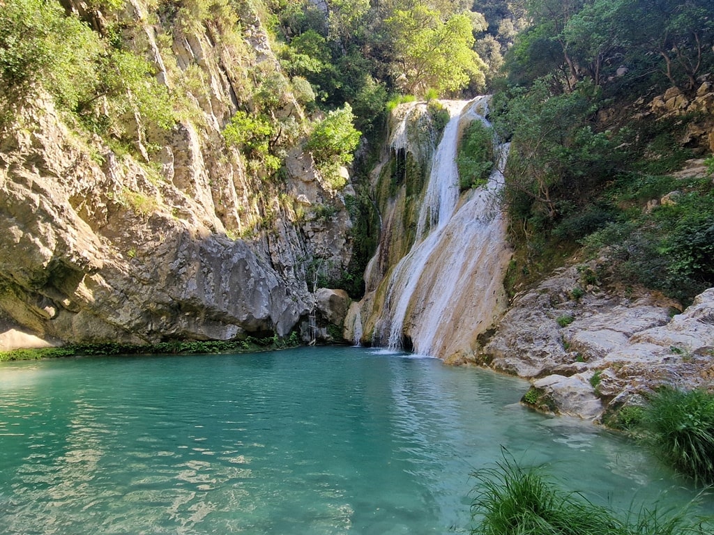 Polylimnio Waterfalls
