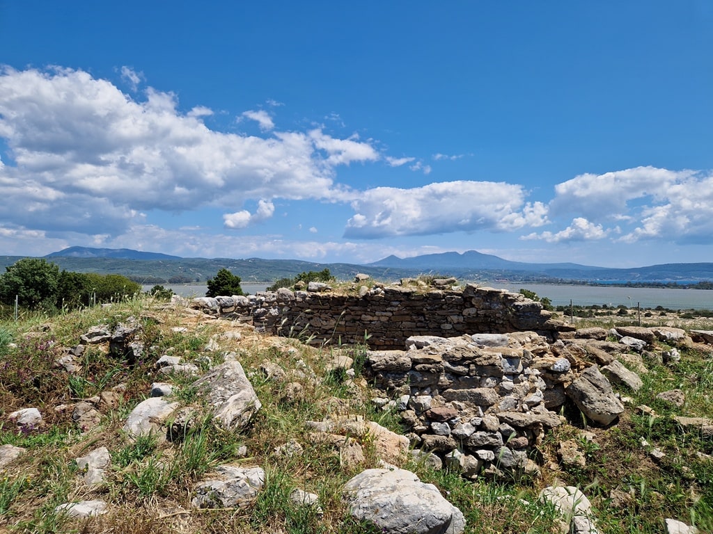 ancient ruins near Voidokilia Beach