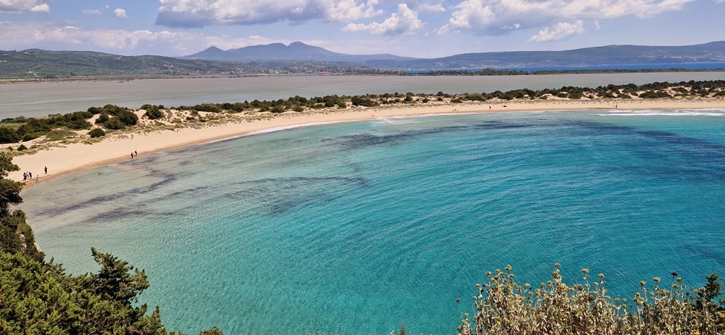Voidokilia Beach in the Peloponnese