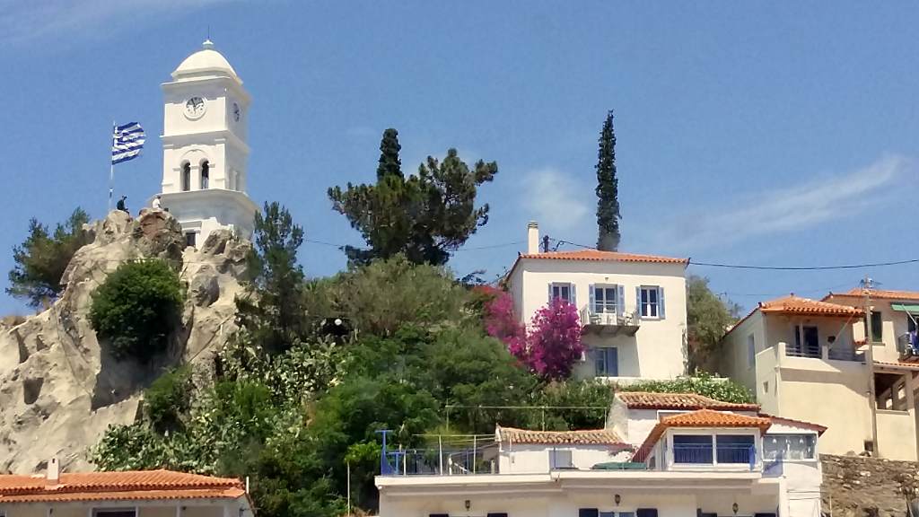 Poro's Clock Tower - A Guide to Poros Island, Greece