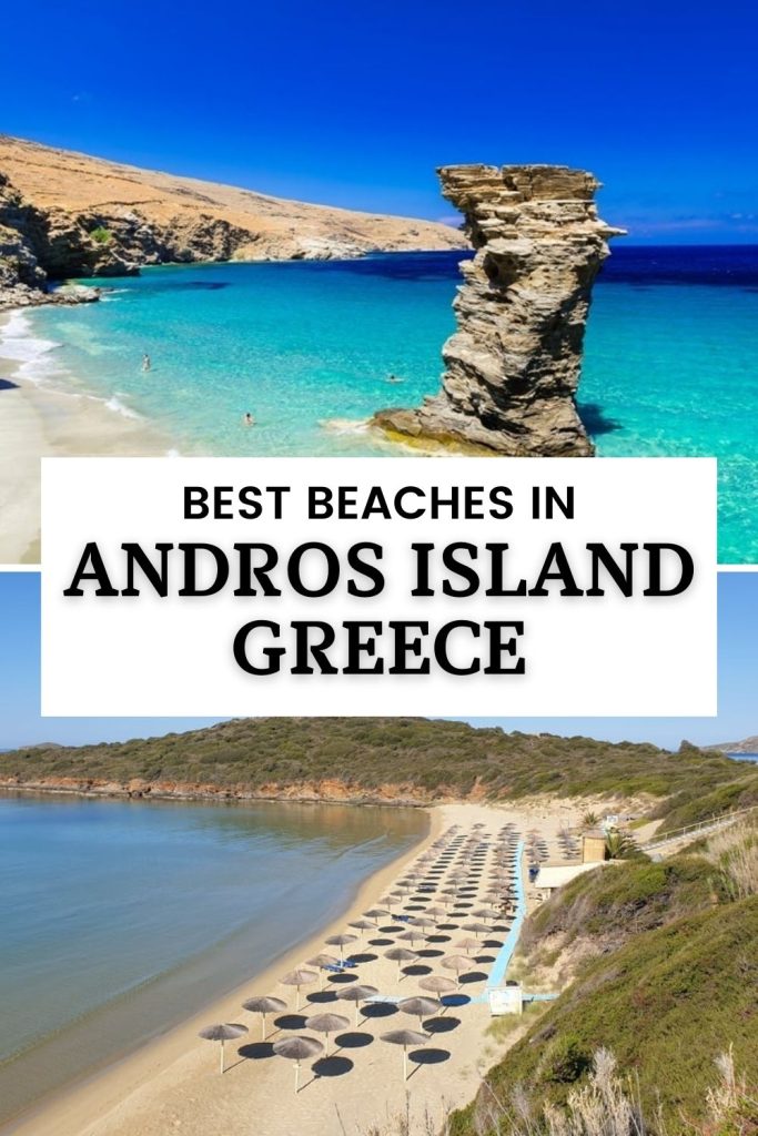 Best beaches in Andros island Greece