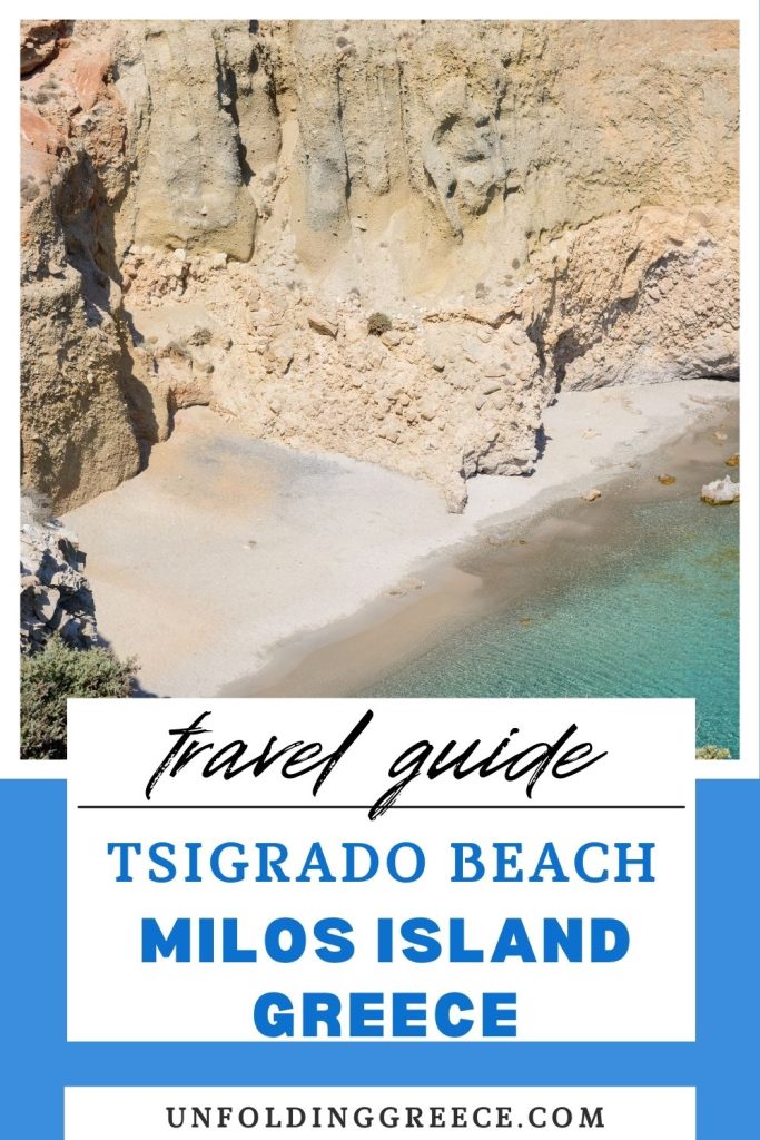 Tsigrado Beach in Milos Travel Guide