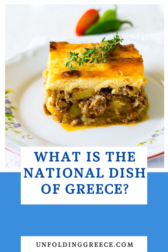What is the National Dish of Greece?