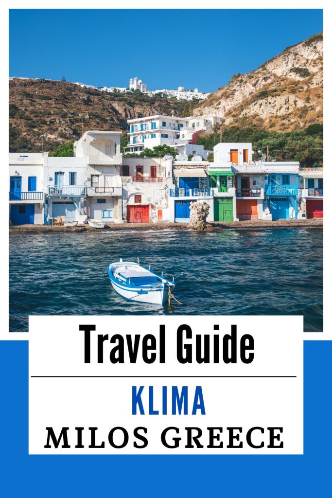 A Guide to Klima in Milos