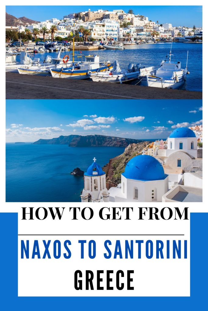How to get from Naxos to Santorini
