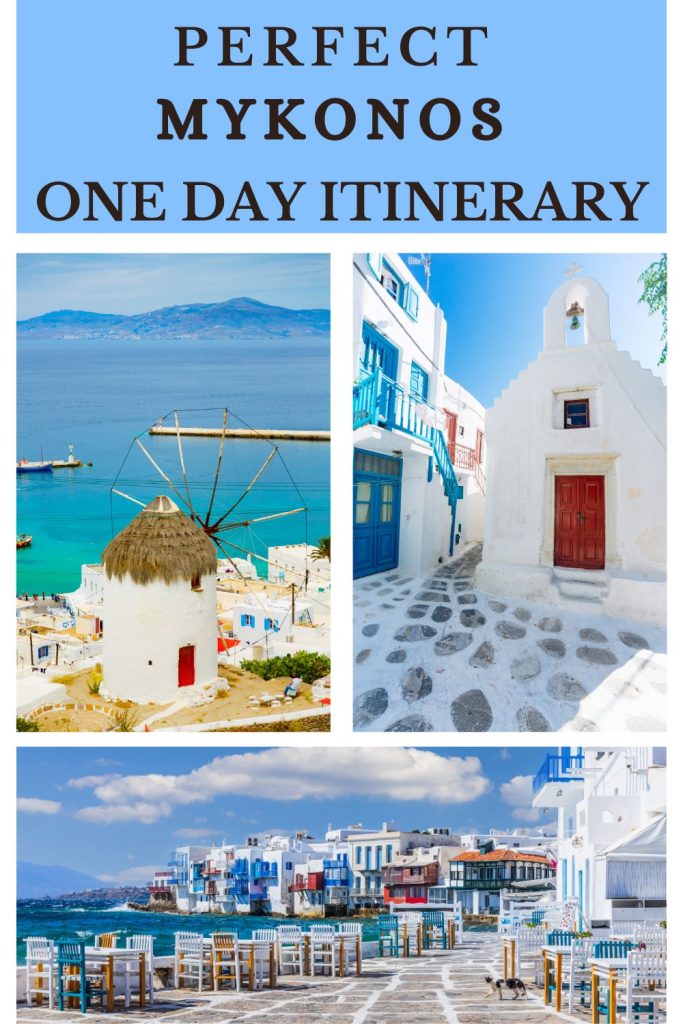 One day Mykonos itinerary