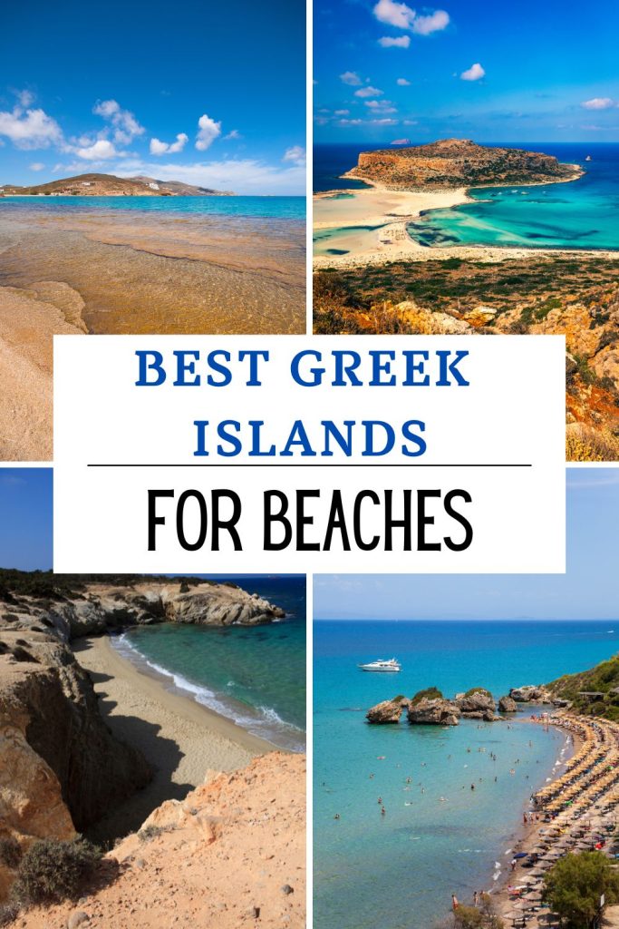 Looking for the best Greek islands for beaches? Find here 8 Greek islands with the best beaches great for your next trip.