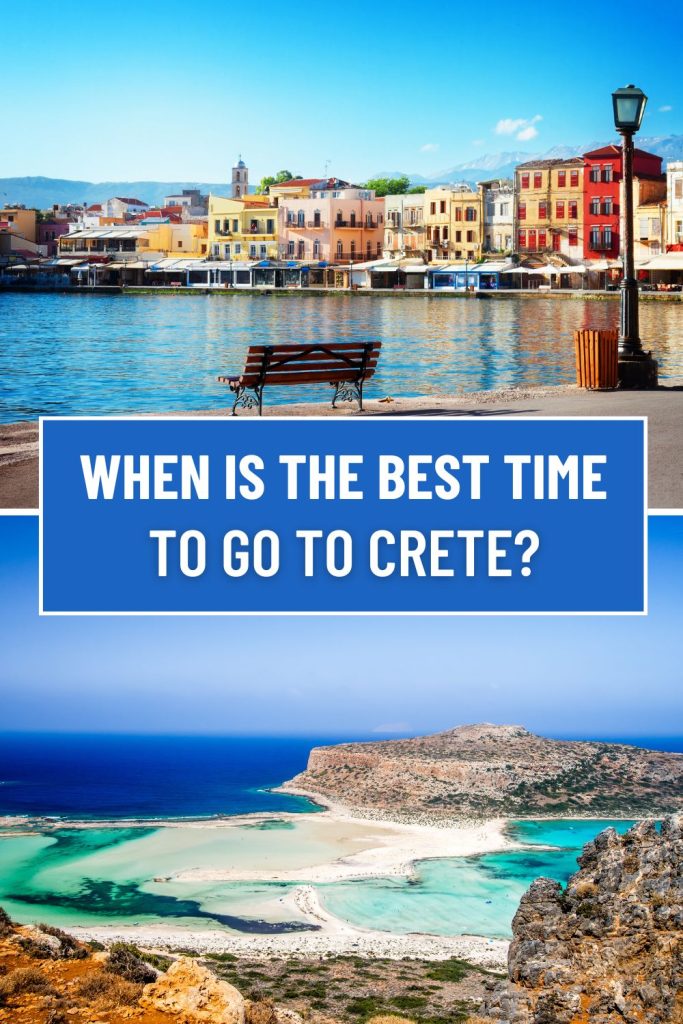 Looking for the best time to visit Crete? In this guide find the best time to go to Crete depending on what you want to experience