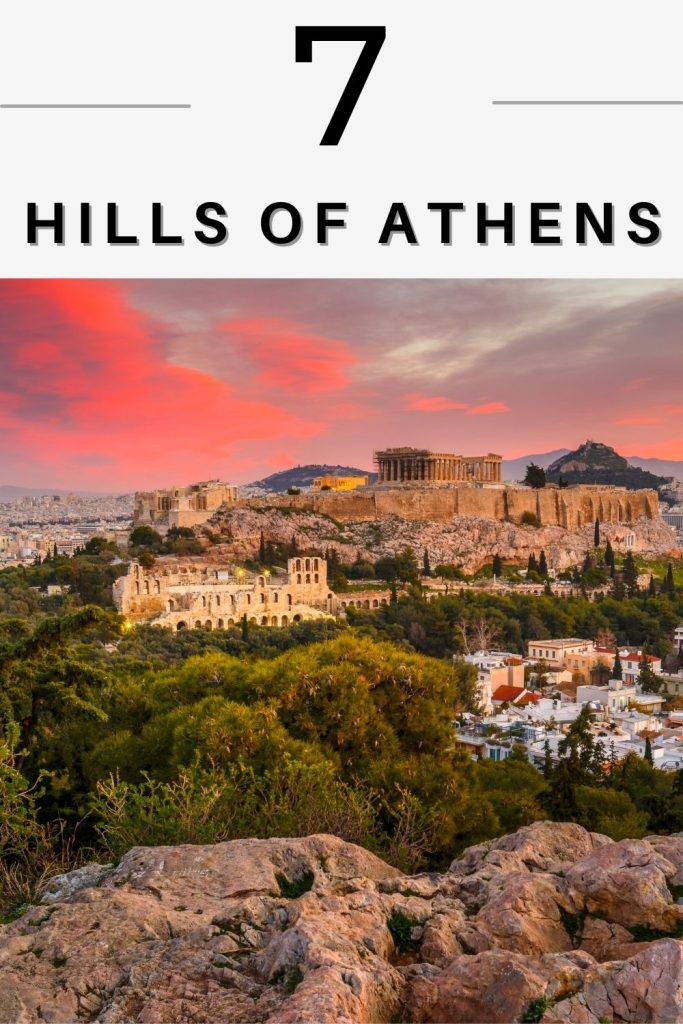 A must see when visiting Athens is to climb its hills. There are 7 hills in Athens all offering amazing views over the city and the Acropolis