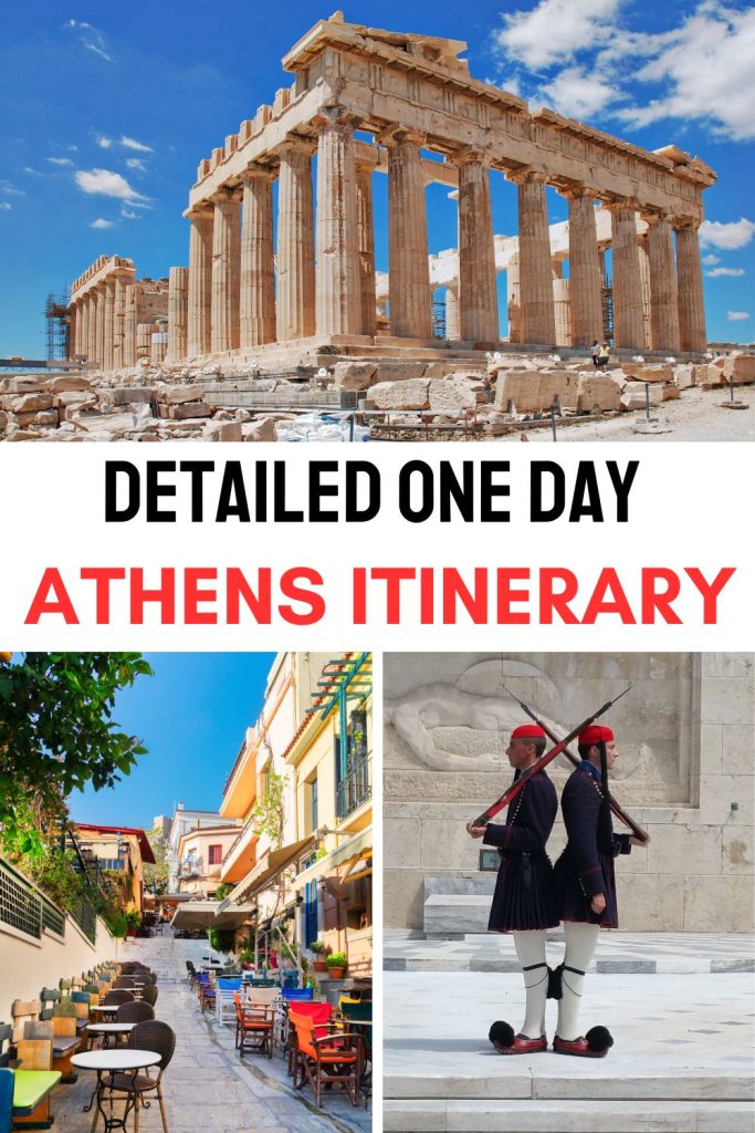 Spending one day in Athens and looking at what to do? Find here my easy to follow one day Athens itinerary with the best things to see